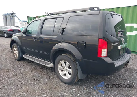 2008 Nissan Pathfinder Se z USA, uszkodzony, nr VIN 5N1AR18B58C644962